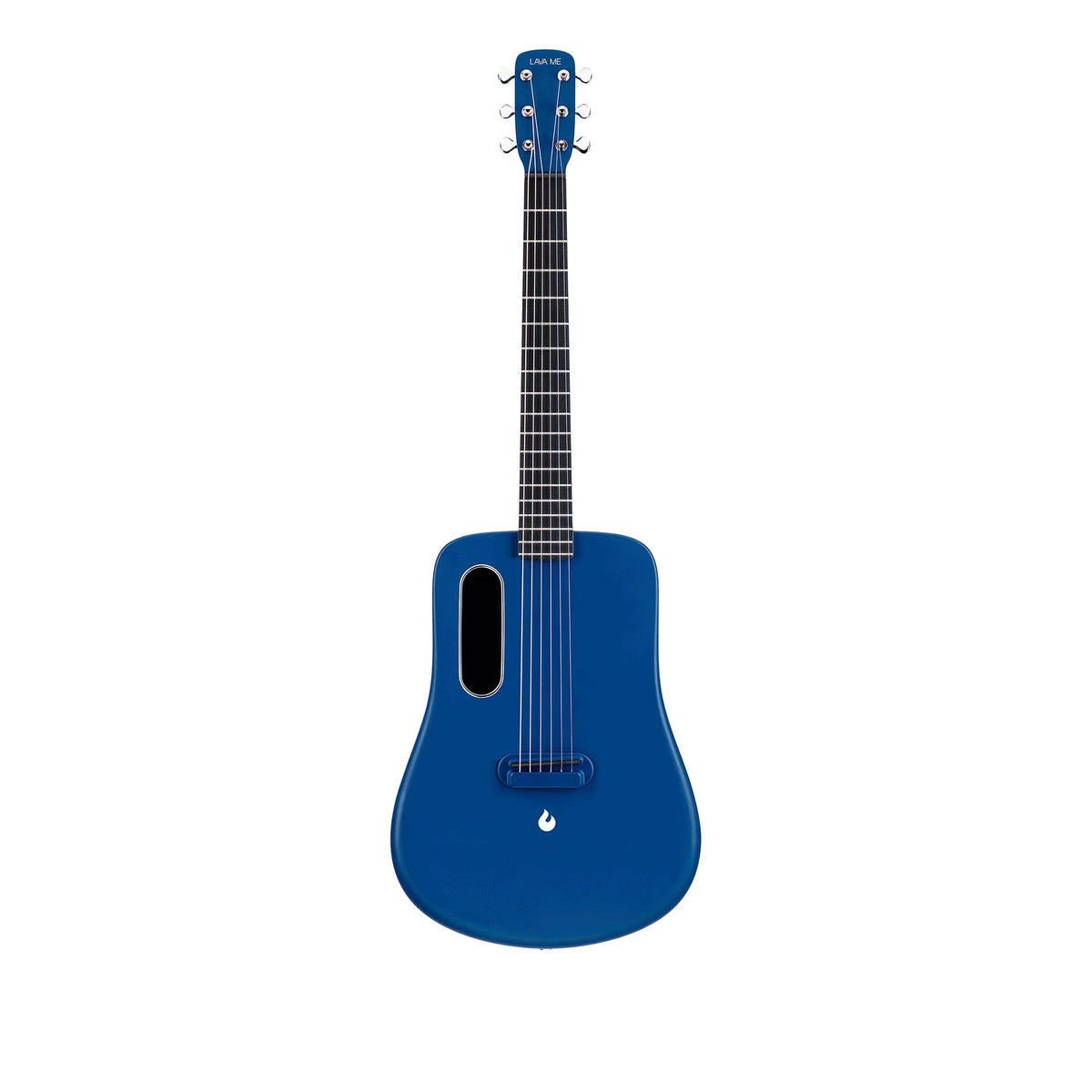 Đàn guitar acoustic Lava Me 2 màu Blue – góc nghiêng 3/4 toàn thân