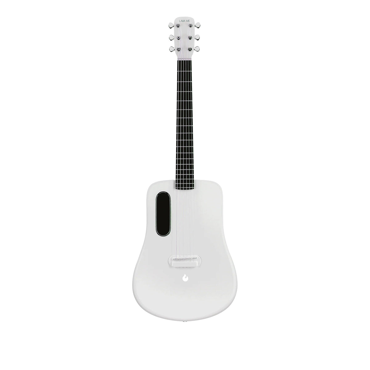 Đàn guitar acoustic Lava Me 2 màu White – mặt trước toàn thân