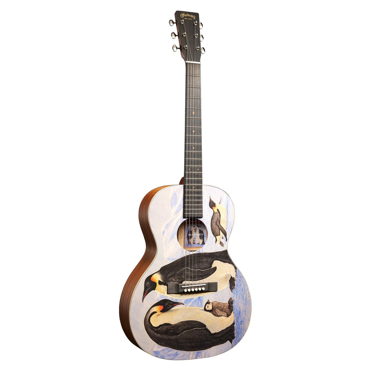 Đàn guitar acoustic Martin 00L Biosphere IV màu Custom Ink – mặt trước toàn thân