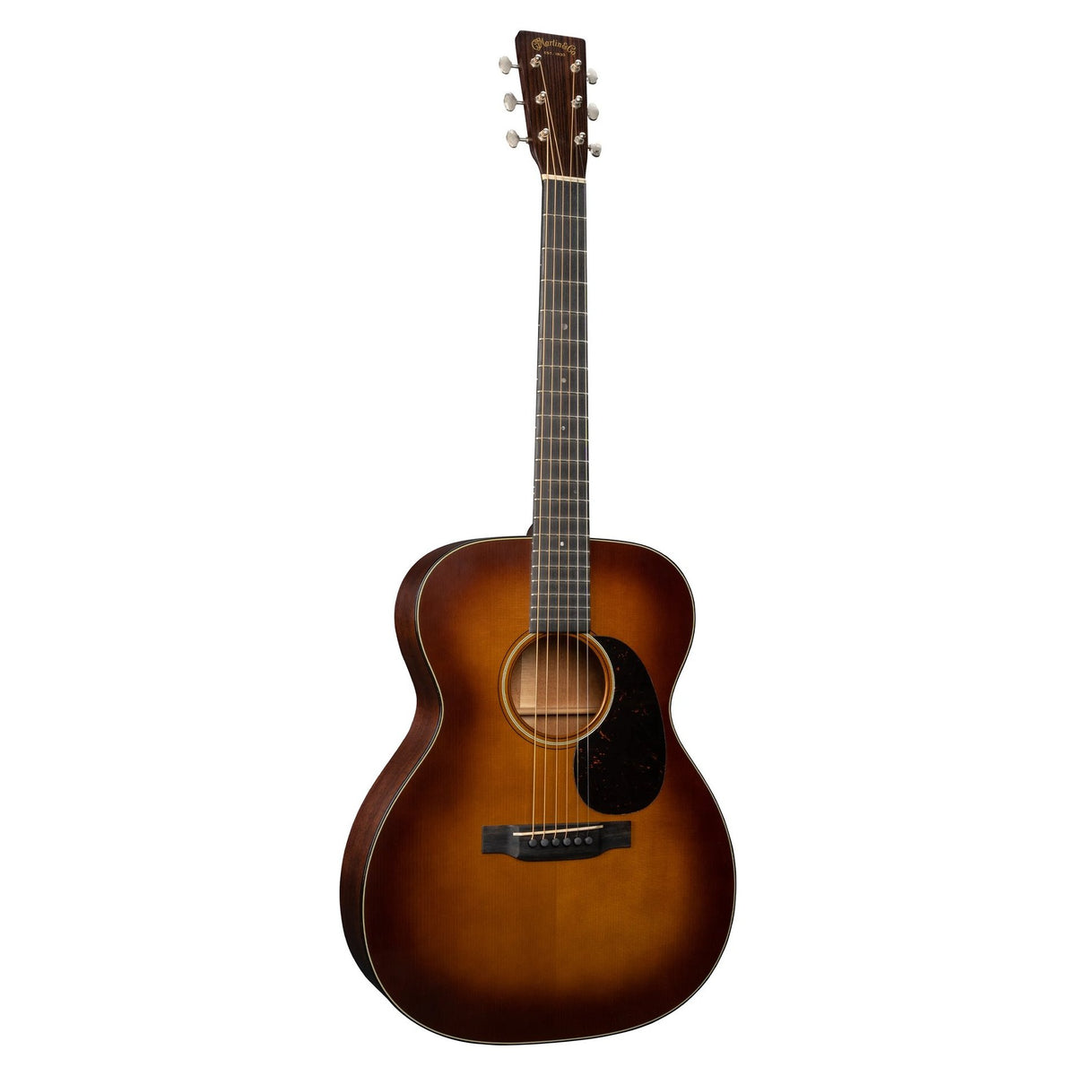 Đàn guitar acoustic Martin Custom Shop 000-18 1937 bản Ambertone Stage 1 Aging – mặt trước toàn thân