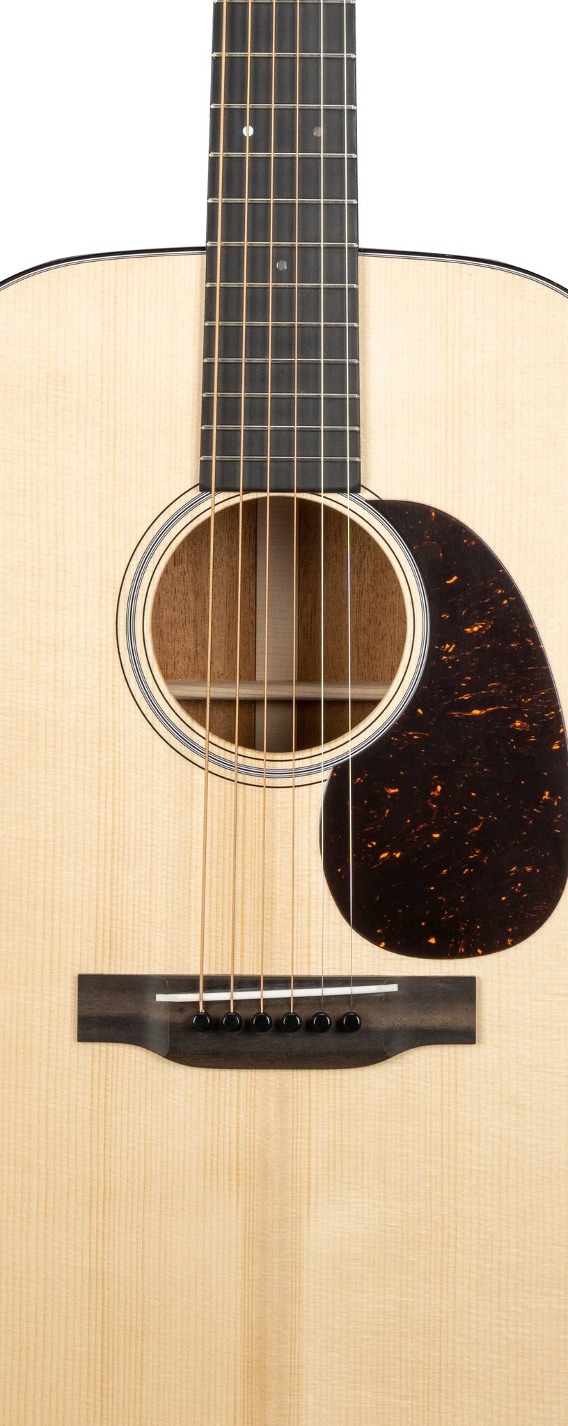 Đàn guitar acoustic Martin Custom Shop 000-18 1937 bản Natural – cận thùng đàn mặt trước