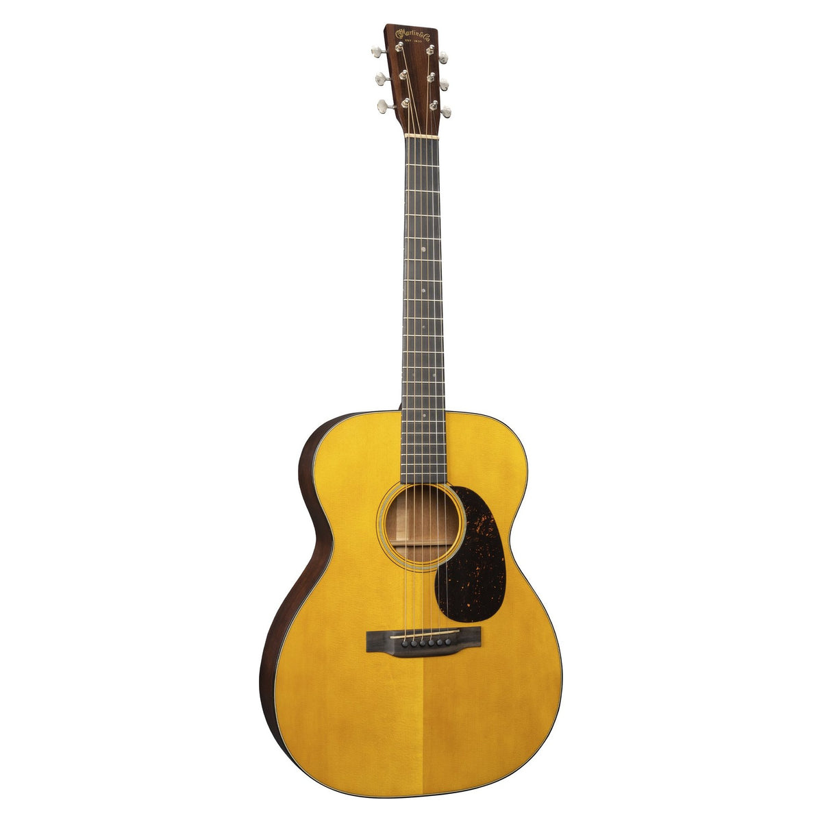 Đàn guitar acoustic Martin Custom Shop 000-18 1937 bản Natural Stage 1 Aging – mặt trước toàn thân