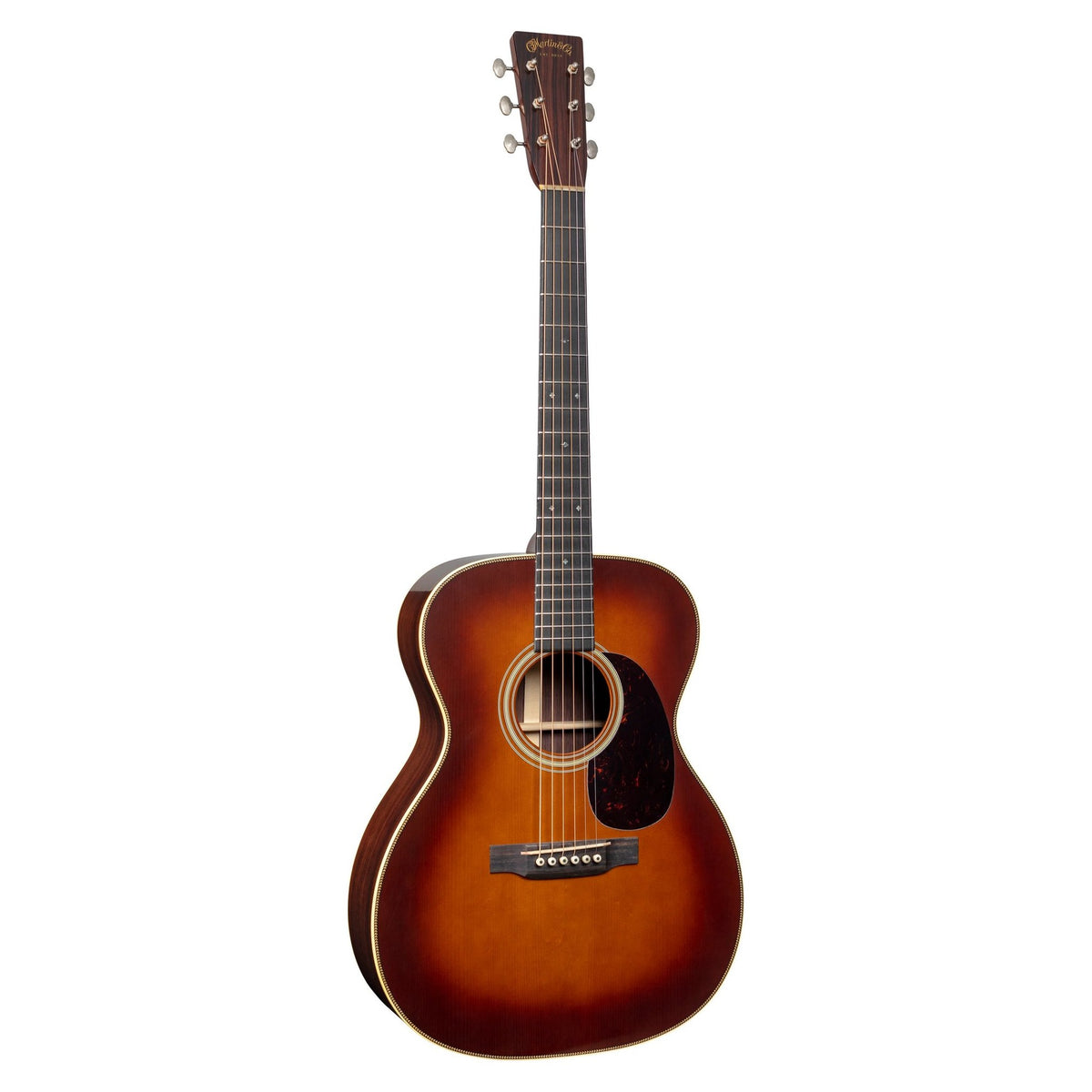 Đàn guitar acoustic Martin Custom Shop 000-28 1937 bản Ambertone Stage 1 Aging – mặt trước toàn thân