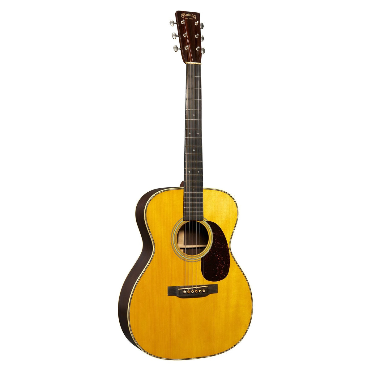 Đàn guitar acoustic Martin Custom Shop 000-28 1937 Madagascar Rosewood màu Vintage Toner – mặt trước toàn thân