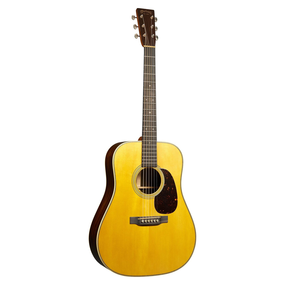 Đàn guitar acoustic Martin Custom Shop D-28 1937 Brazilian Rosewood màu Vintage Toner – mặt trước toàn thân