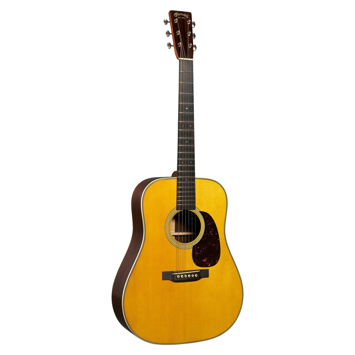 Đàn guitar acoustic Martin Custom Shop D-28 1937 Madagascar Rosewood màu Vintage Toner – mặt trước toàn thân