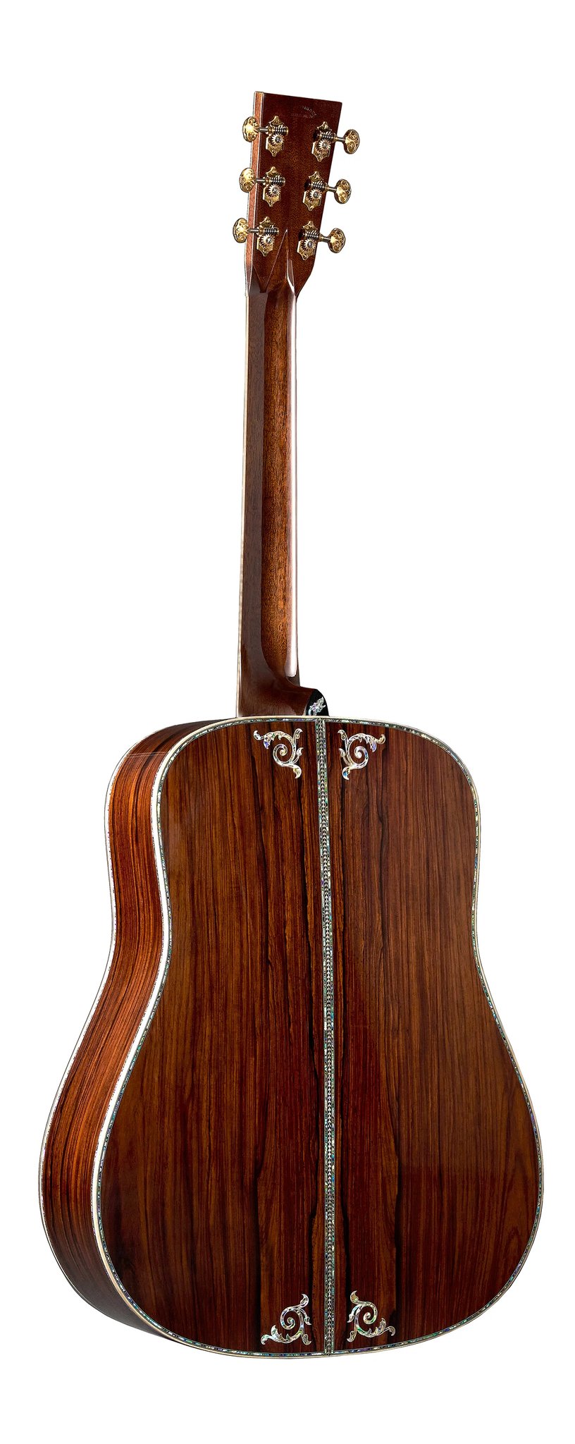 Đàn guitar acoustic Martin D-50 CFM IV 50th Anniversary màu Natural – mặt lưng toàn thân