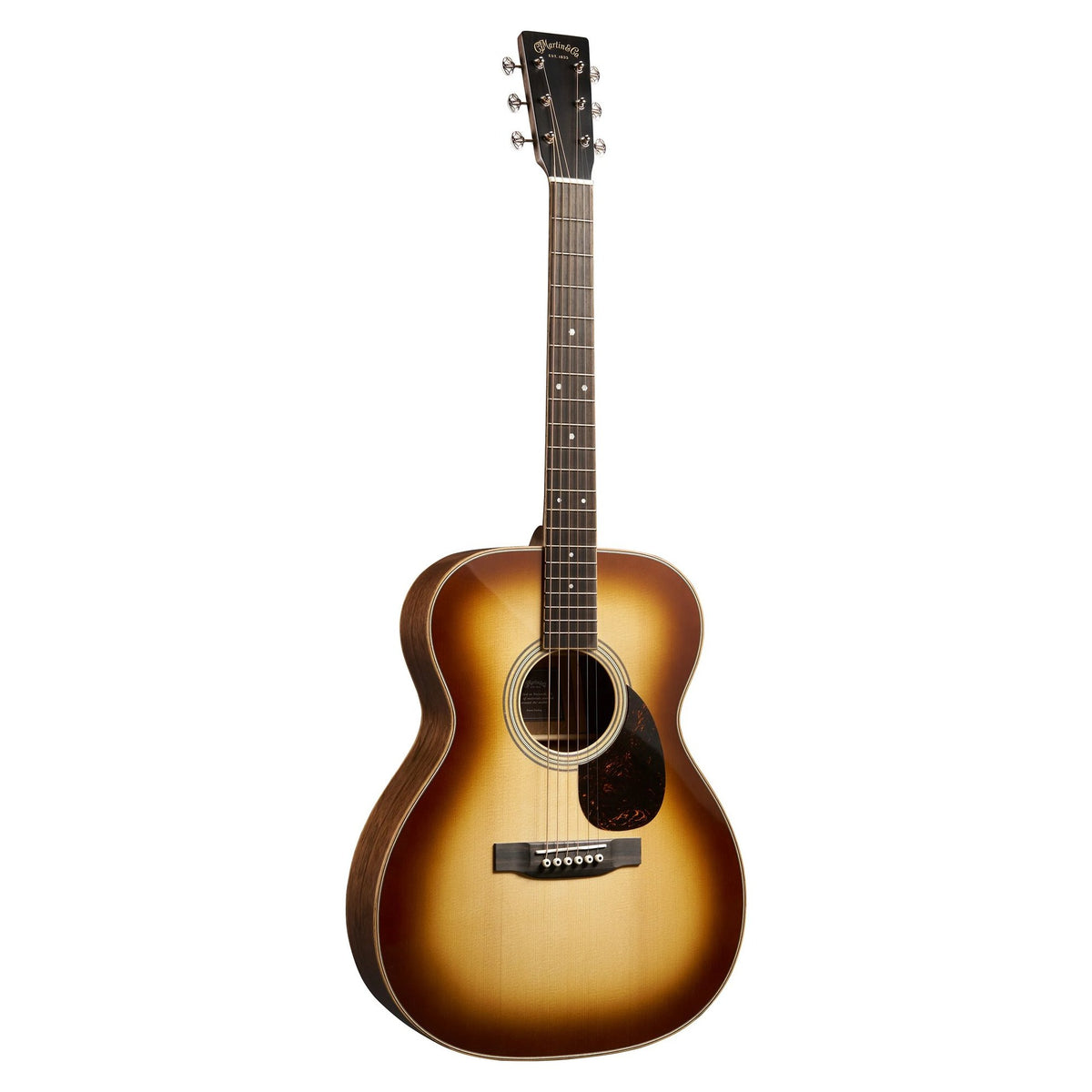 Đàn guitar acoustic Martin OM-35 Inception màu Dark Toasted Burst – mặt trước toàn thân
