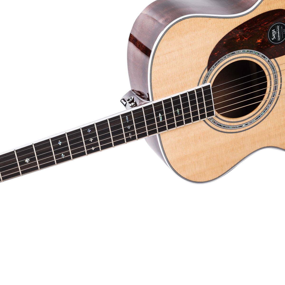 Đàn guitar acoustic Saga A1G Pro – ảnh chính hãng, góc nghiêng
