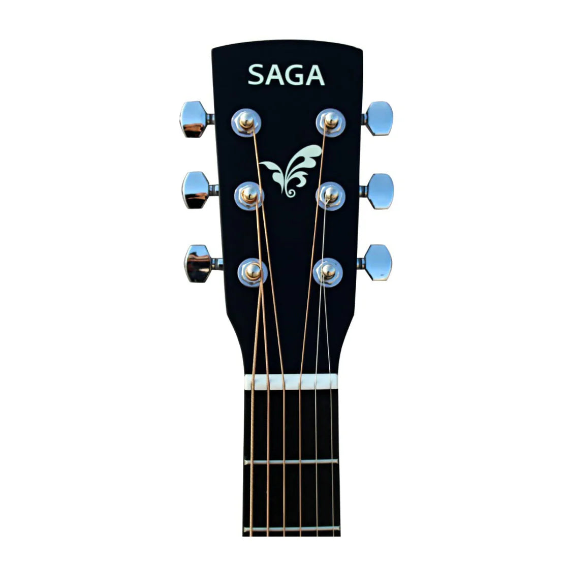 Đàn Guitar Acoustic Saga GS600, Black w/Bag