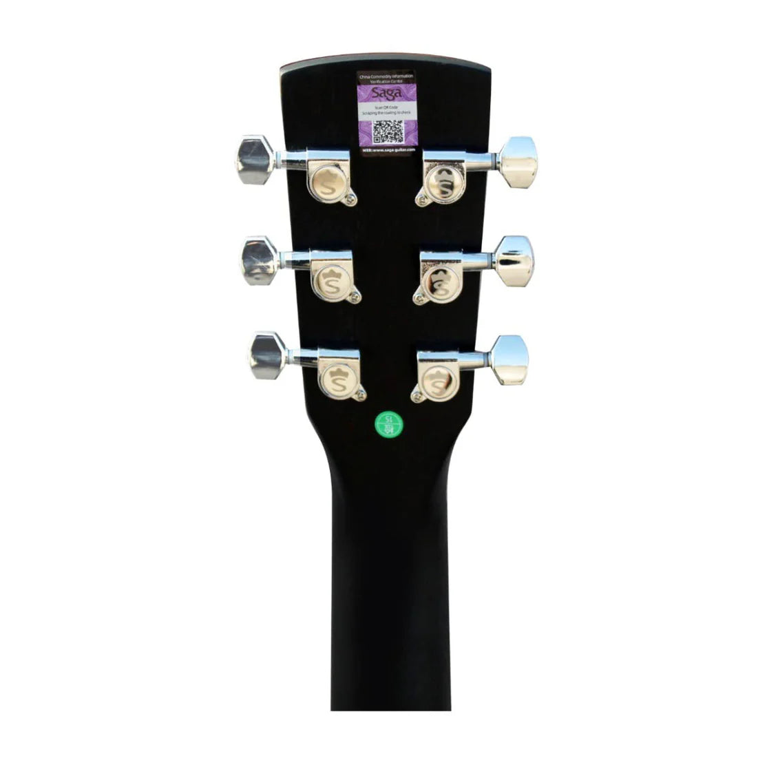 Đàn Guitar Acoustic Saga GS600, Black w/Bag