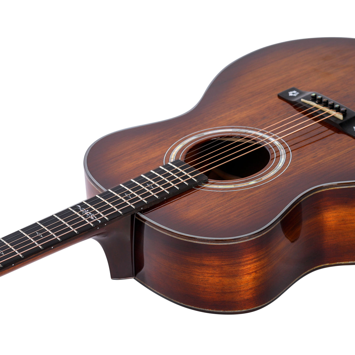 Đàn guitar acoustic Saga K1GN – ảnh chính hãng, cận cảnh thùng đàn