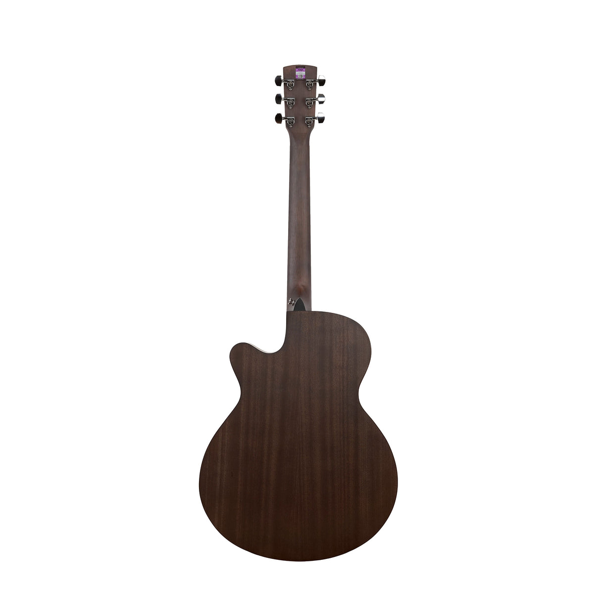Đàn guitar acoustic Saga SA600C – ảnh chính hãng, mặt sau