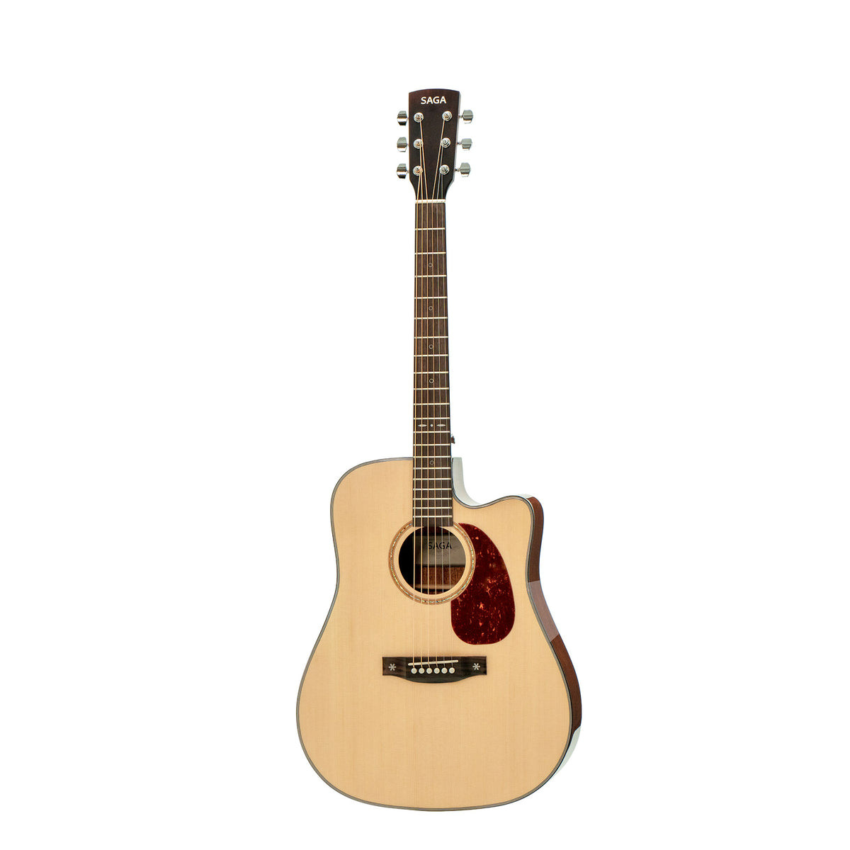 Đàn guitar acoustic Saga SF830C – ảnh chính hãng, mặt trước