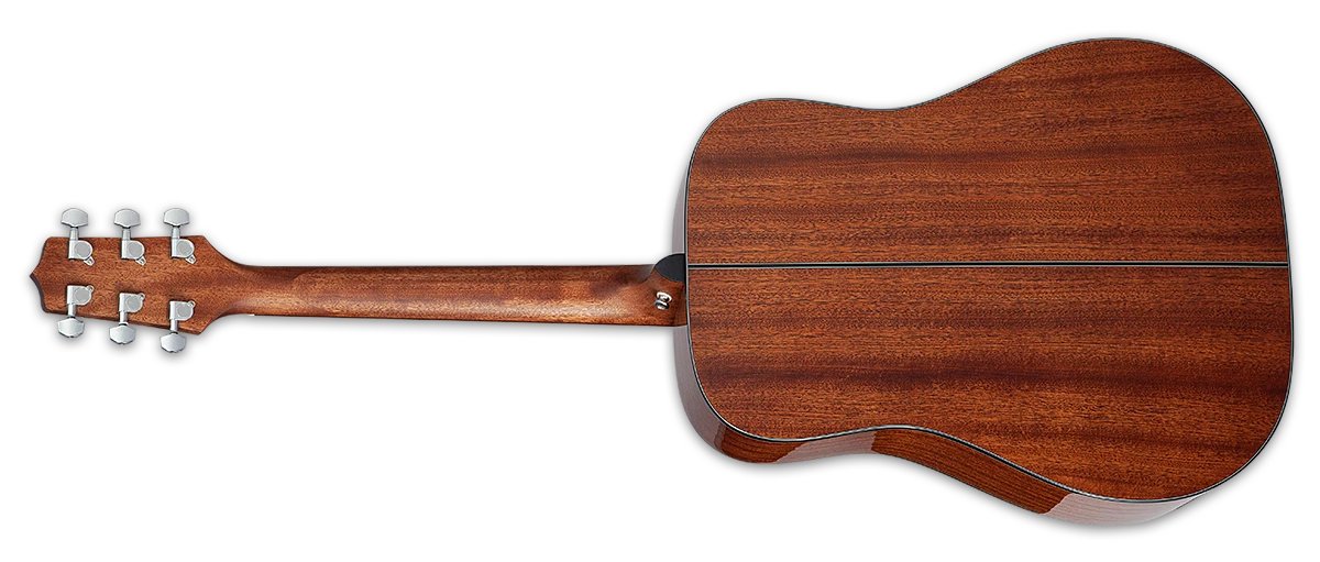Đàn guitar acoustic Takamine GD30 màu Natural – mặt lưng toàn thân