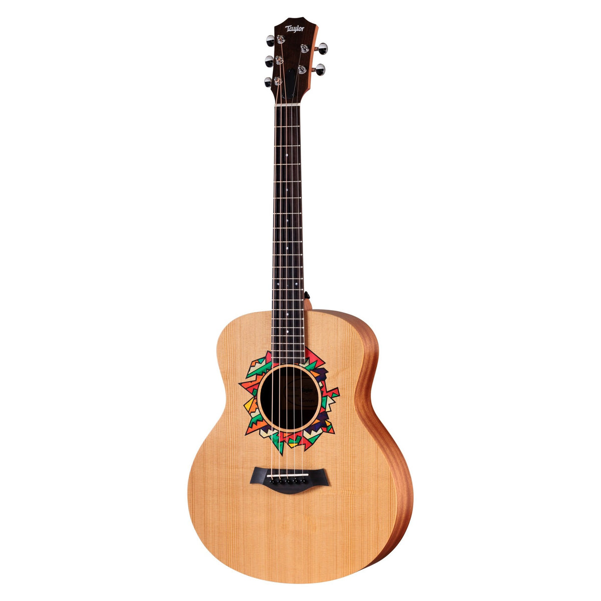 Đàn guitar acoustic Taylor Jacob Collier GS Mini 5-String màu Custom Art – mặt trước toàn thân