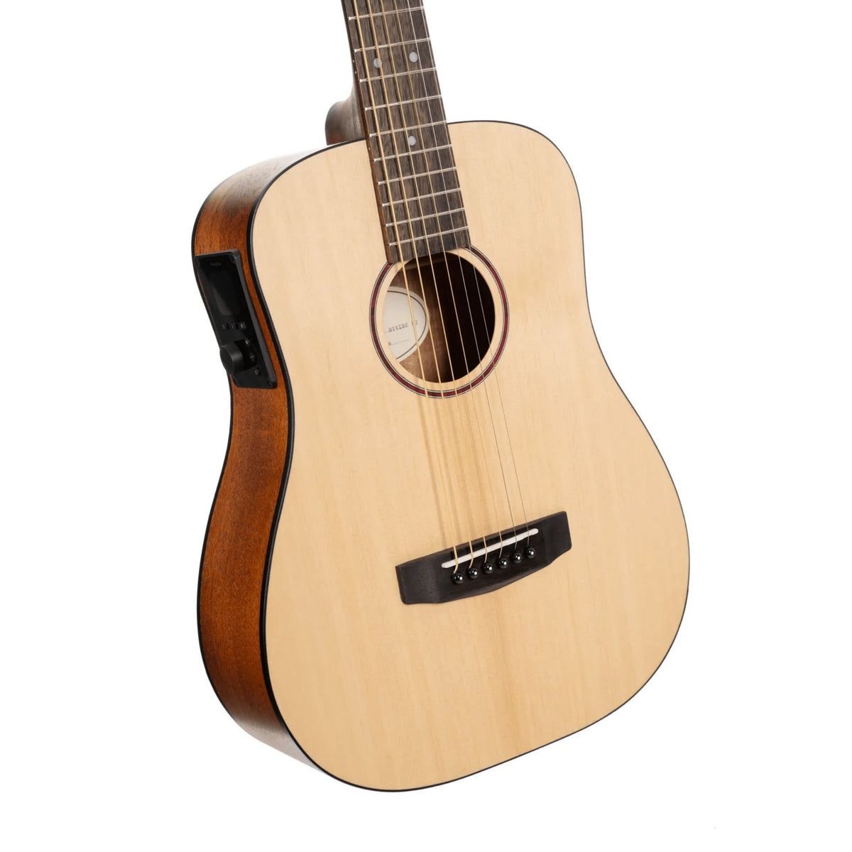 Đàn guitar acoustic thông minh Cort Earth GO màu Open Pore – góc nghiêng 3/4 toàn thân