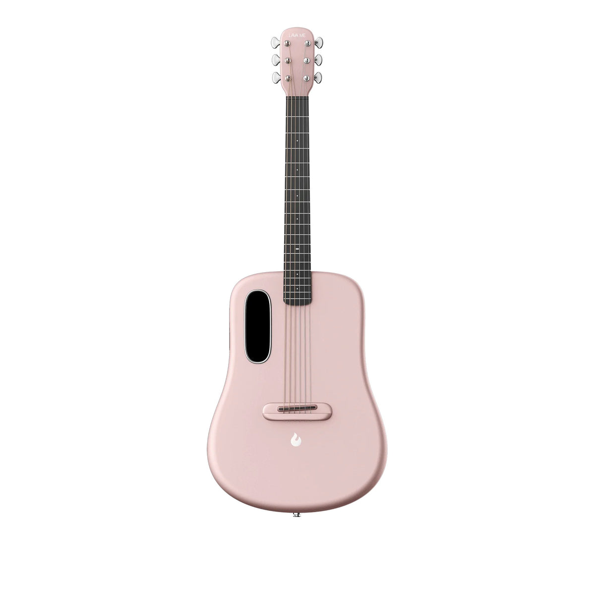 Đàn guitar acoustic thông minh Lava Me 3 màu Pink – mặt trước toàn thân