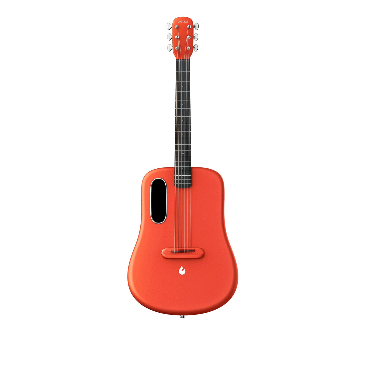 Đàn guitar acoustic thông minh Lava Me 3 màu Red – mặt trước toàn thân