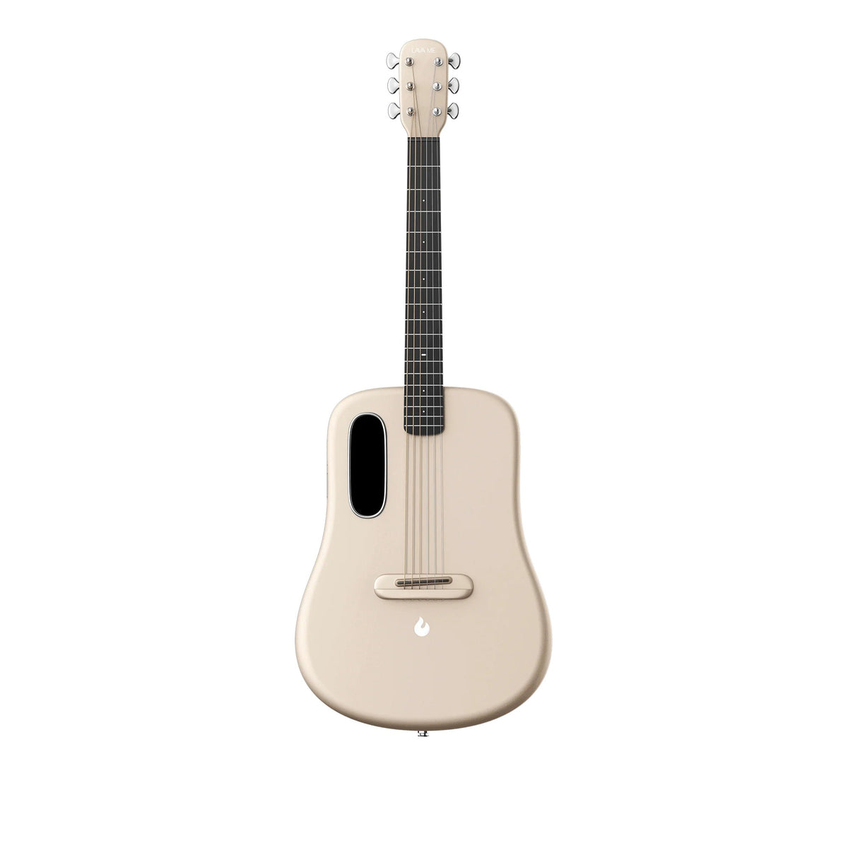 Đàn guitar acoustic thông minh Lava Me 3 màu Soft Gold – mặt trước toàn thân
