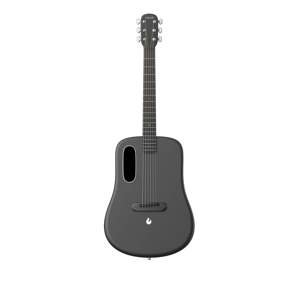 Đàn guitar acoustic thông minh Lava Me 3 màu Space Gray – mặt trước toàn thân