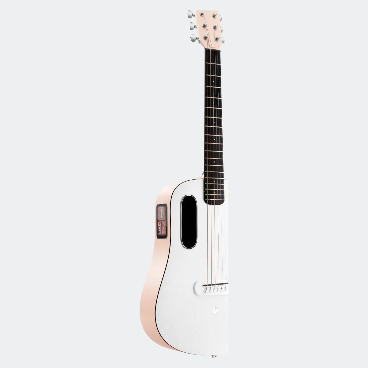 Đàn guitar acoustic thông minh Lava ME Play màu Light Peach / Frost White – mặt trước toàn thân
