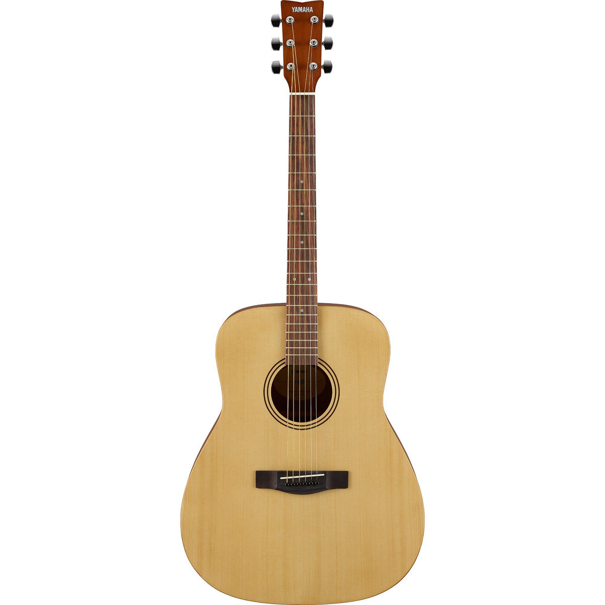 Đàn guitar acoustic Yamaha F400 màu Natural Satin – mặt trước toàn thân