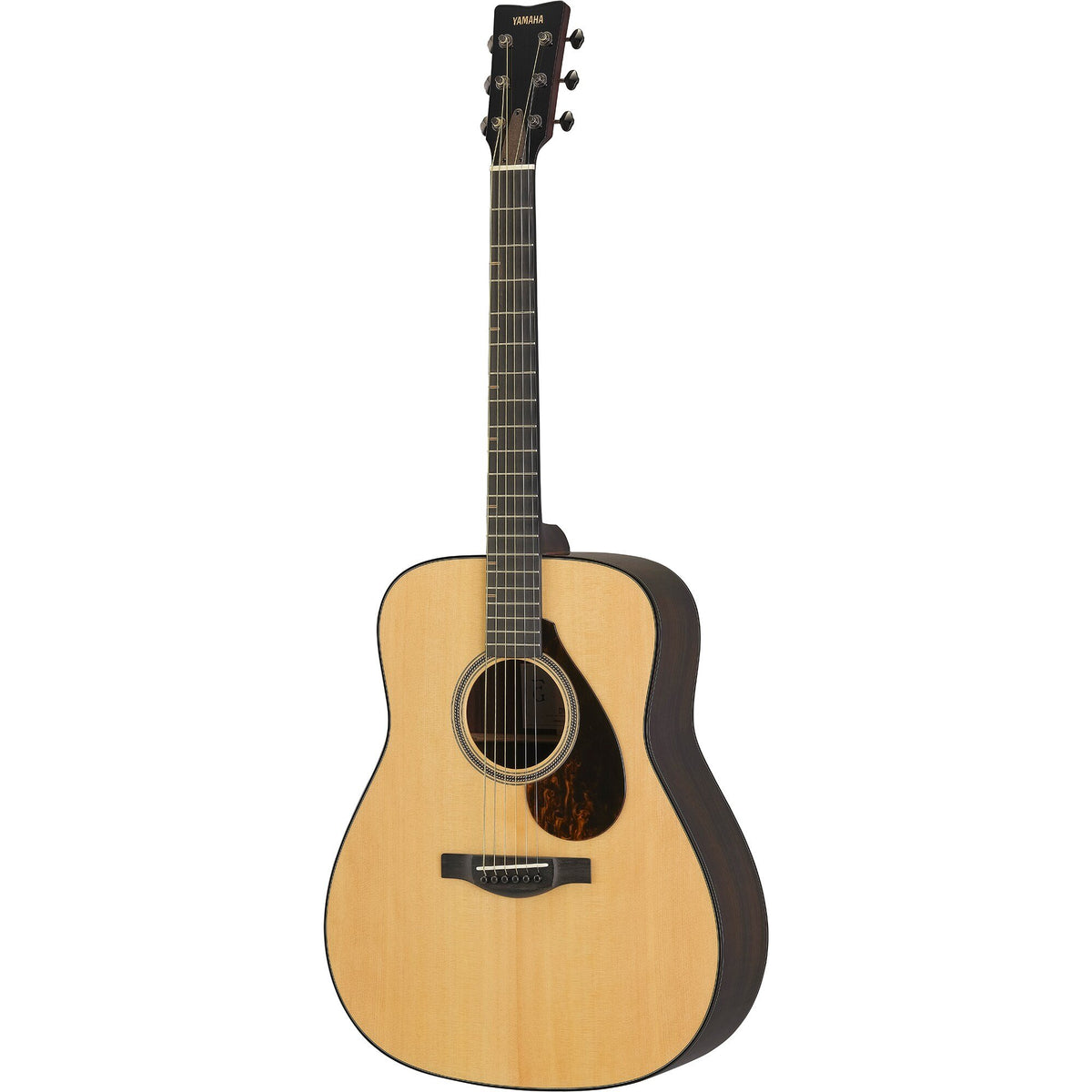 Đàn guitar acoustic Yamaha FG7 R màu Natural – góc nghiêng 3/4 toàn thân