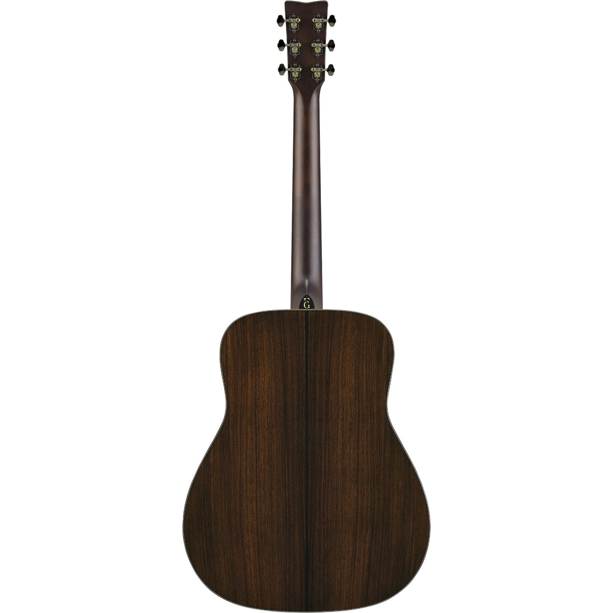 Đàn guitar acoustic Yamaha FG7 R màu Natural – mặt lưng toàn thân