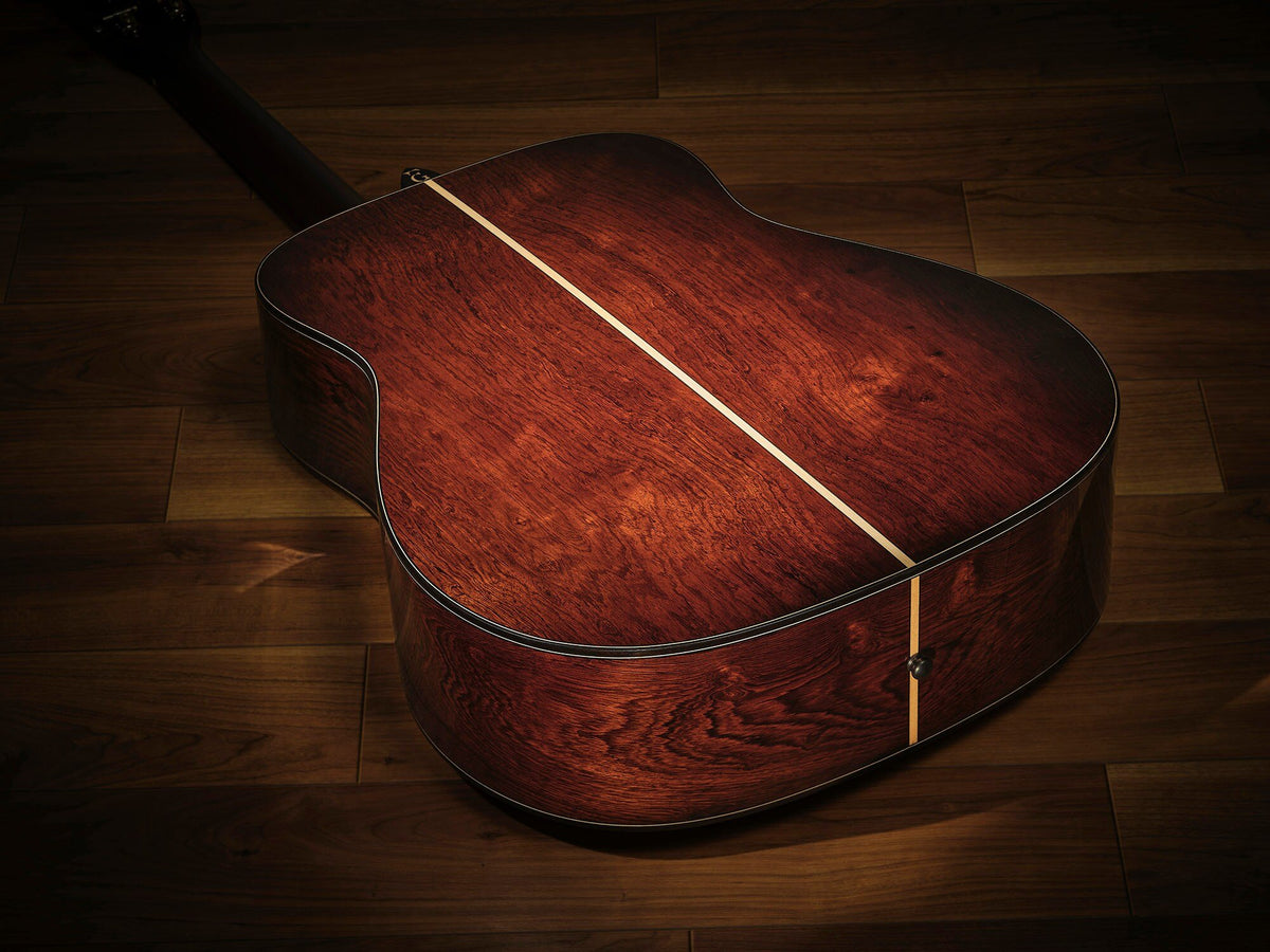 Đàn guitar acoustic Yamaha FG9 60th Anniversary màu Natural – cận vân gỗ mặt lưng