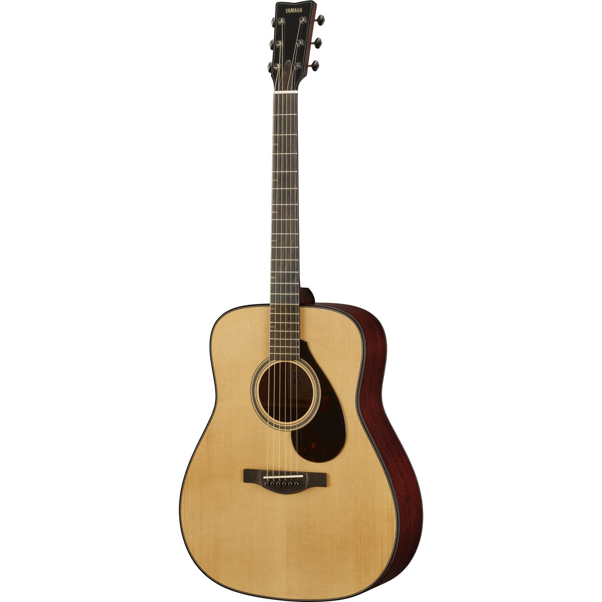 Đàn guitar acoustic Yamaha FG9 M màu Natural – góc nghiêng 3/4 toàn thân