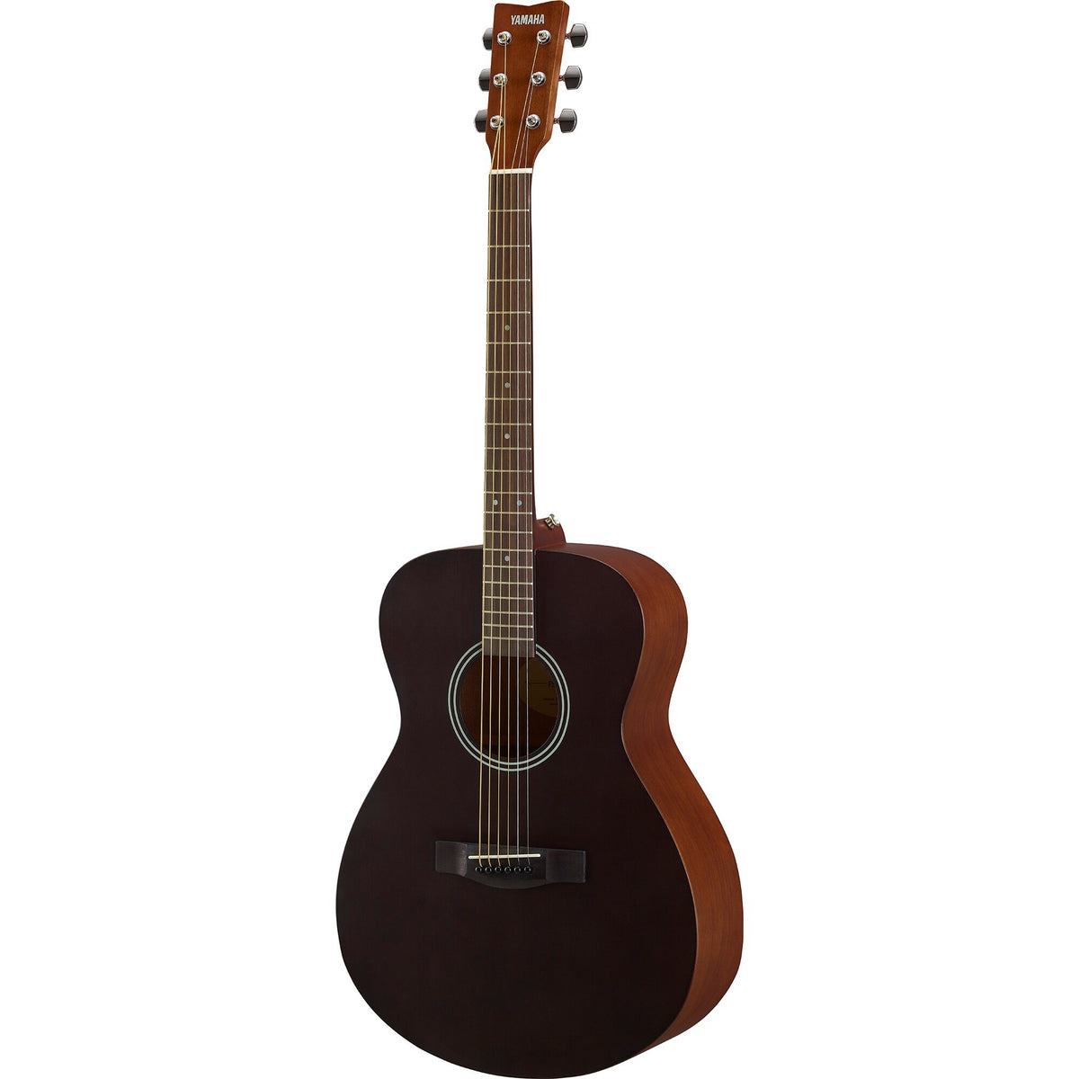 Đàn guitar acoustic Yamaha FS400 màu Smoky Black – góc nghiêng 3/4 toàn thân