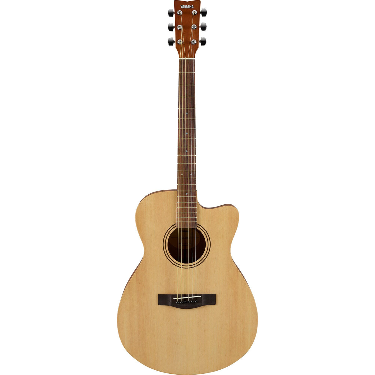 Đàn guitar acoustic Yamaha FS400C màu Natural Satin – mặt trước toàn thân