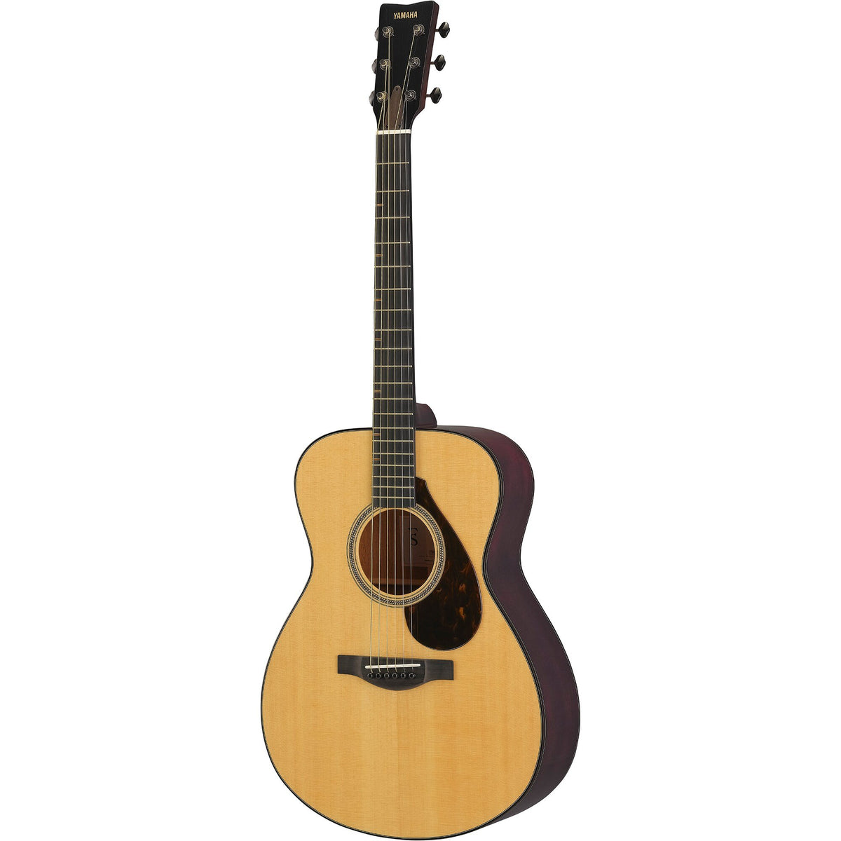 Đàn guitar acoustic Yamaha FS7 M màu Natural – góc nghiêng 3/4 toàn thân