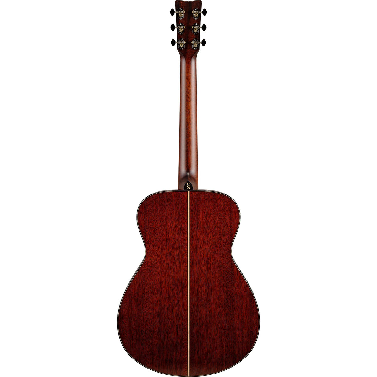 Đàn guitar acoustic Yamaha FS9 M màu Natural – mặt lưng toàn thân