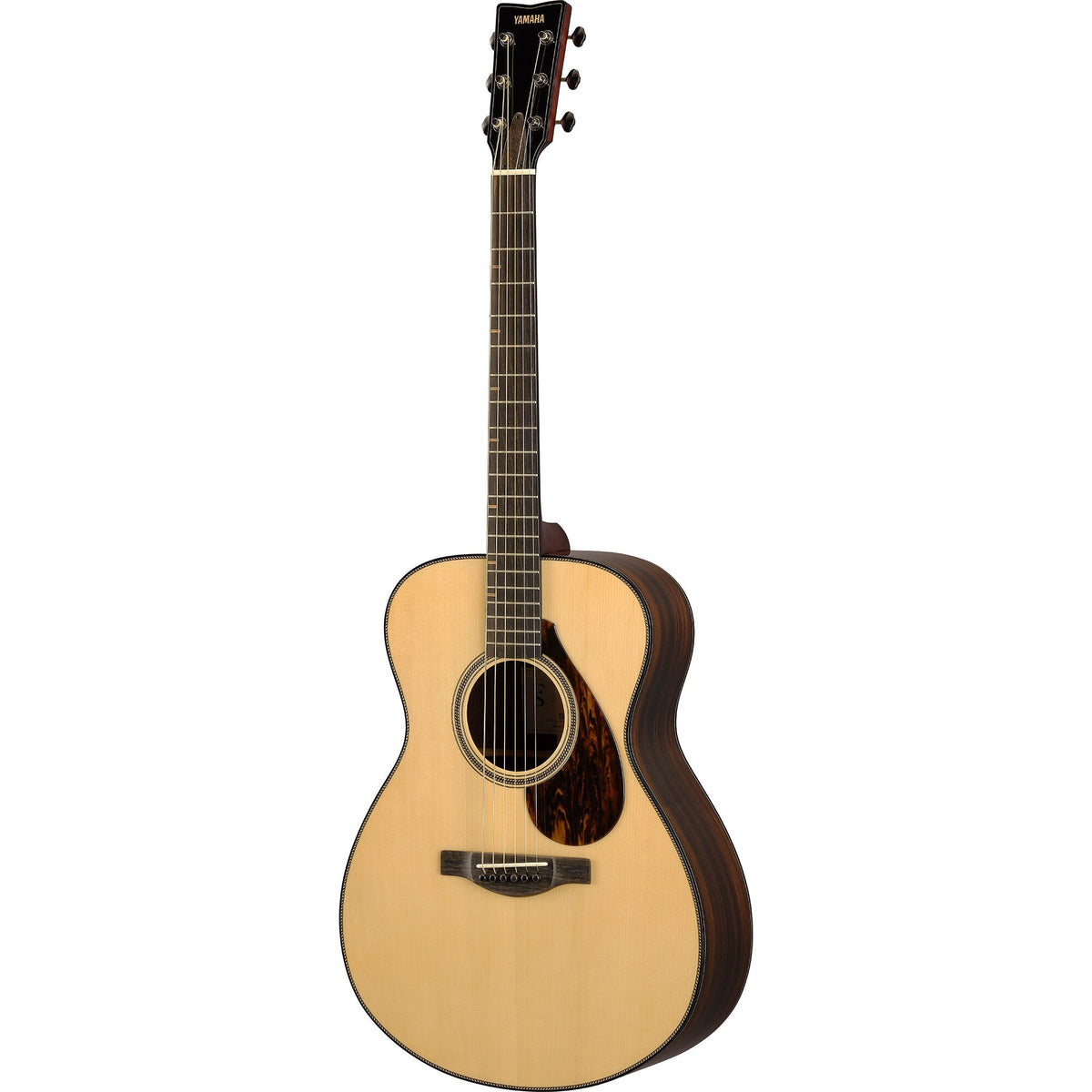 Đàn guitar acoustic Yamaha FS9 R màu Natural – góc nghiêng 3/4 toàn thân