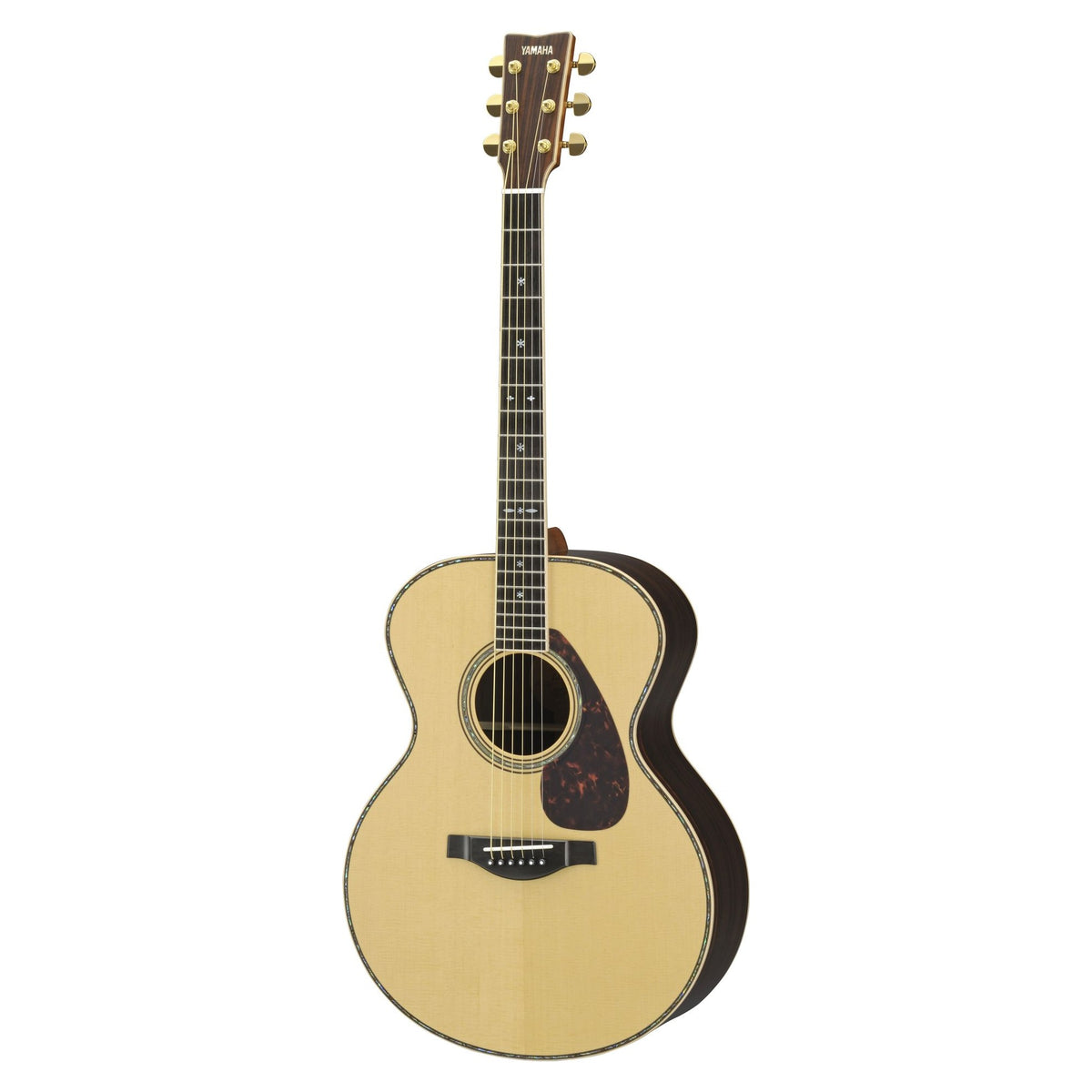 Đàn guitar acoustic Yamaha LJ36 ARE màu Natural – góc nghiêng 3/4 toàn thân