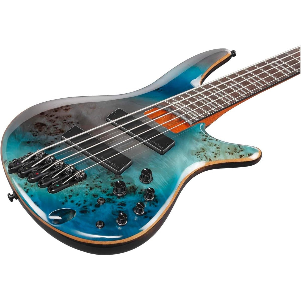 Guitar Bass Ibanez SRMS805, Panga Panga Fingerboard, Tropical Seafloor