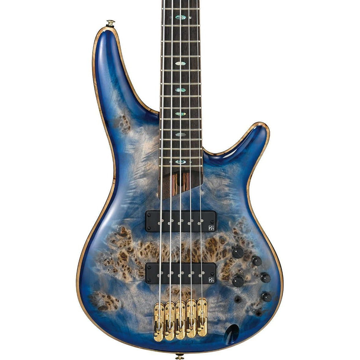 Guitar Bass Ibanez SR2605, Panga Panga Fingerboard, Cerulean Blue Burst