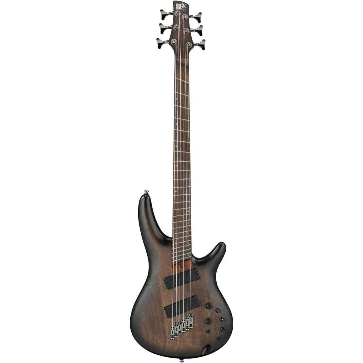 Guitar Bass Ibanez SRC6MS, Rosewood Fingerboard, Black Stained Burst Low Gloss