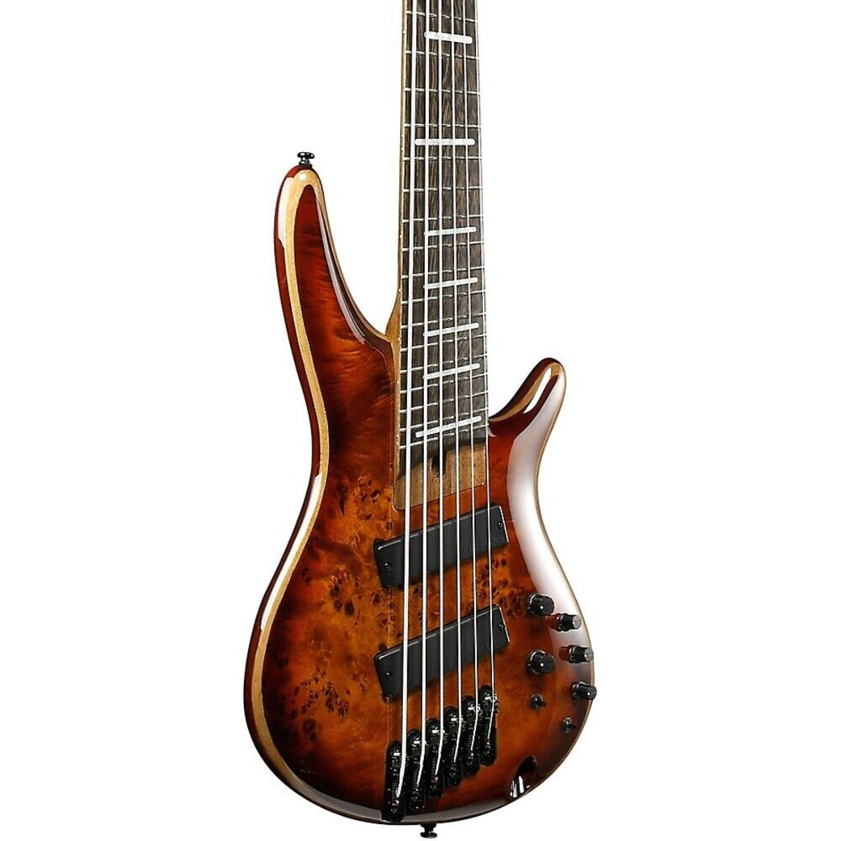 Guitar Bass Ibanez SRMS806, Panga Panga Fingerboard, Brown Topaz Burst