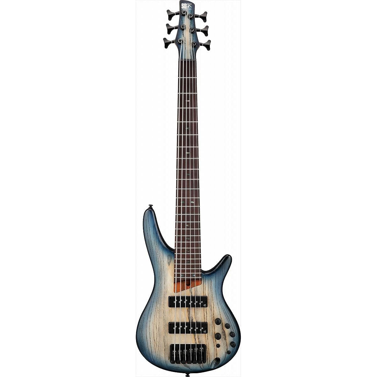 Guitar Bass Ibanez SR606E, Rosewood Fingerboard, Cosmic Blue Starburst Flat