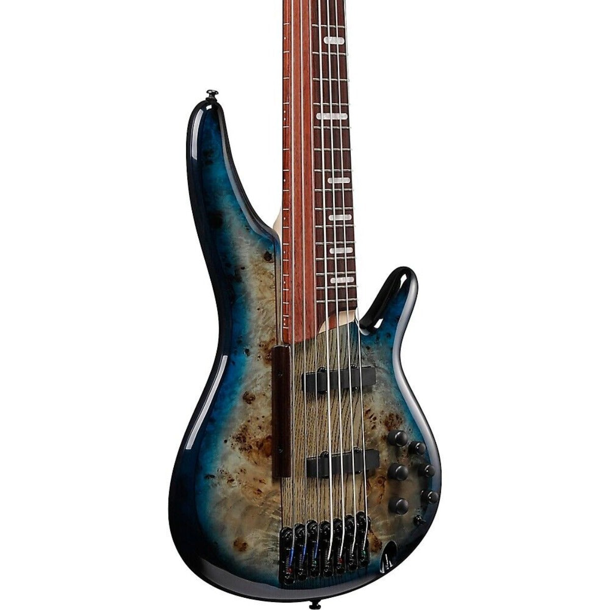 Guitar Bass Ibanez SRAS7, Indian Rosewood Fingerboard, Cosmic Blue Starburst