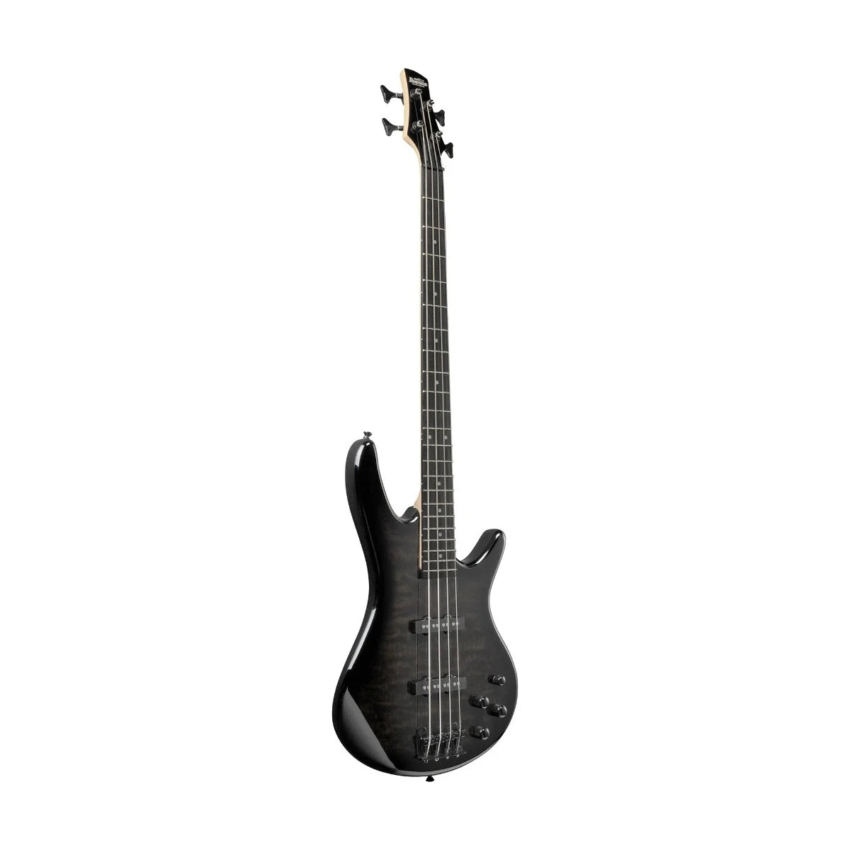 Guitar Bass Ibanez GSR280QA Transparent Black Sunburst
