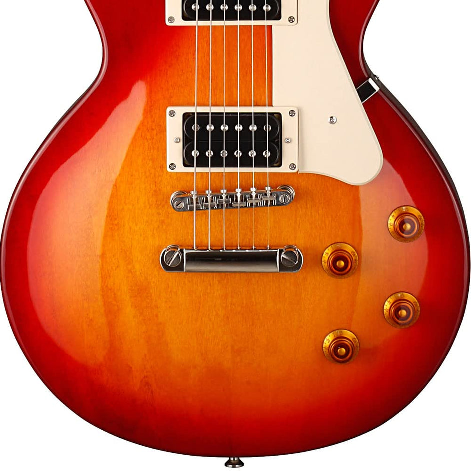 Đàn Guitar Điện Cort CR100, Cherry Red Sunburst