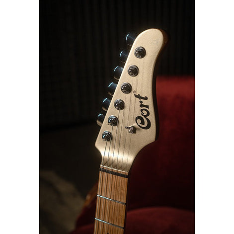 Đàn Guitar Điện Cort G300 Pro, Metallic Gold