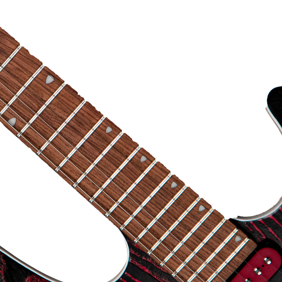 Đàn Guitar Điện Cort KX300 Etched, Etched Black Red