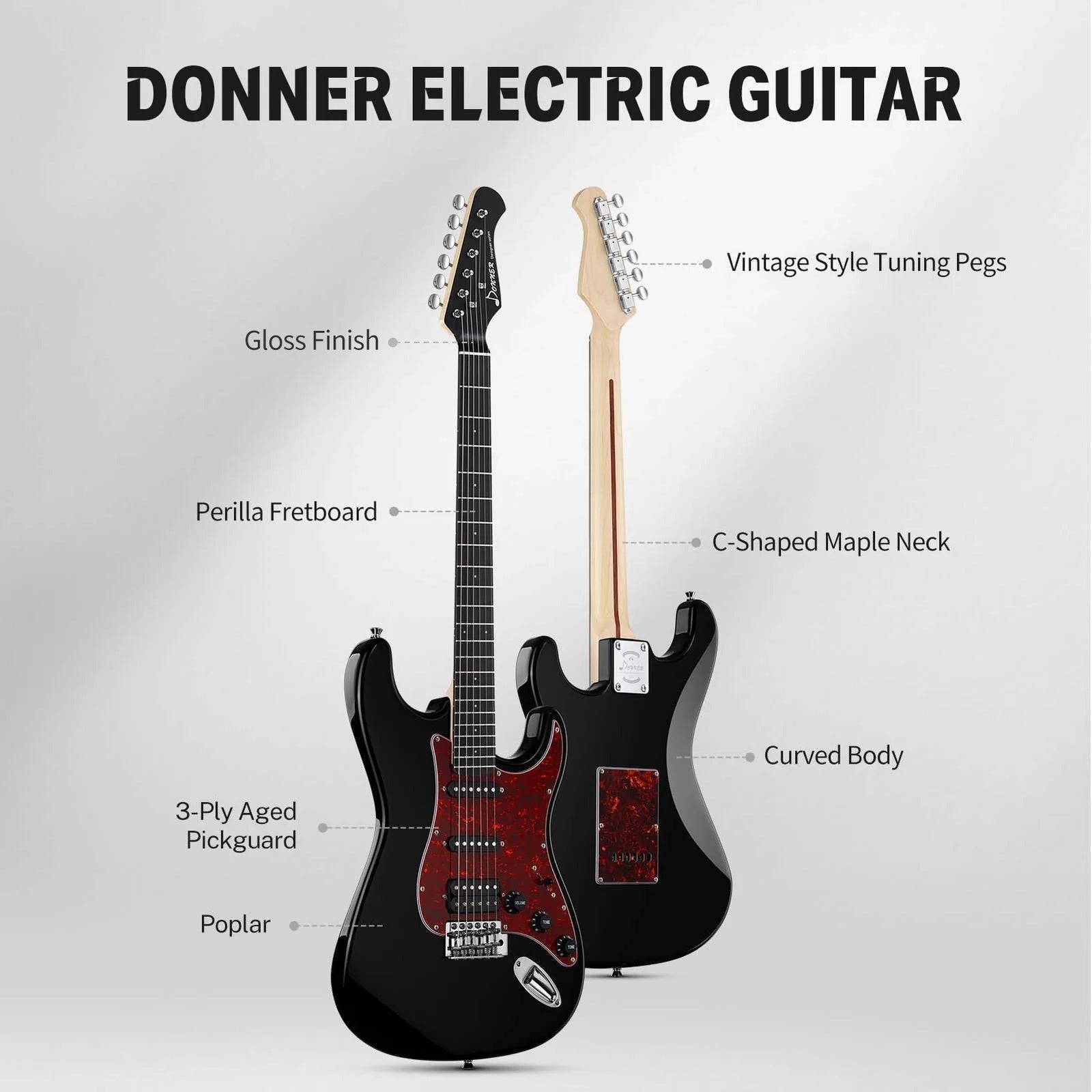 Đàn Guitar Điện Donner DST200