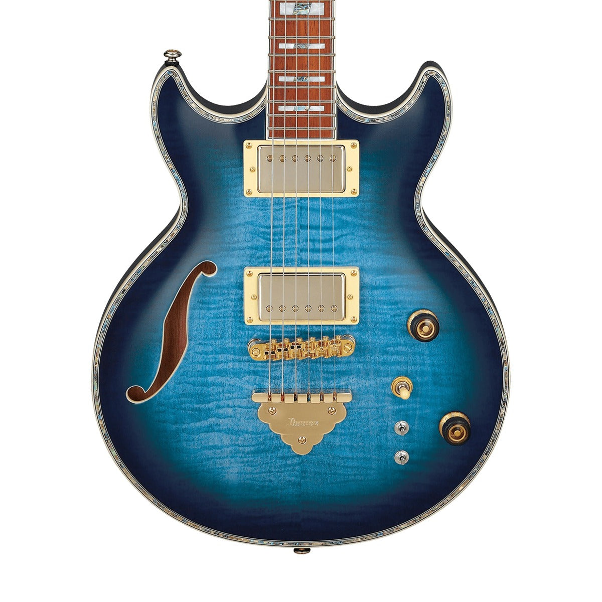 Guitar Điện Ibanez AR520HFM, Jabota Fingerboard, Light Blue Burst