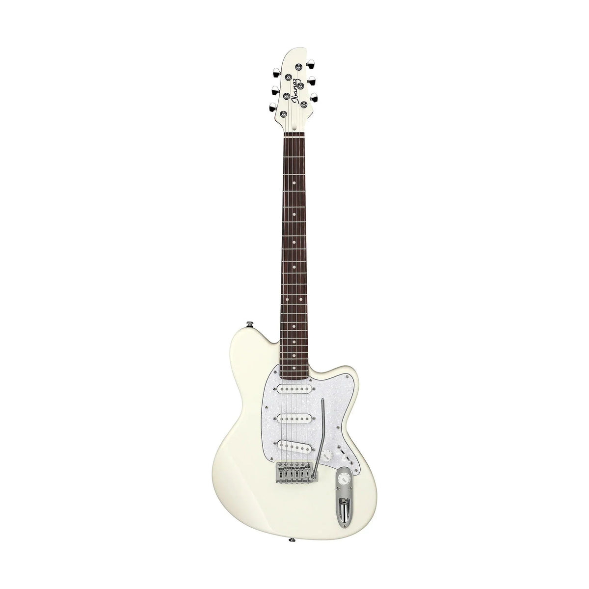 Đàn Guitar Điện Ibanez ICHI00 - Ichika Nito Signature SSS, Rosewood Fingerboard, Vintage White - Tân Nhạc Cụ